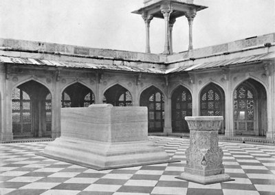 Sikandra. La tomba di Akbar. Monumento sul tetto, c1910 da Unbekannt