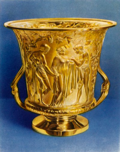 Coppa in argento dorato, 1938 da Unbekannt