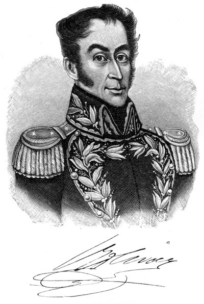 Simón Bolívar, leader rivoluzionario sudamericano da Unbekannt