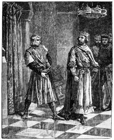 Simone di Montfort litiga con Enrico III, 1257, c1880 da Unbekannt