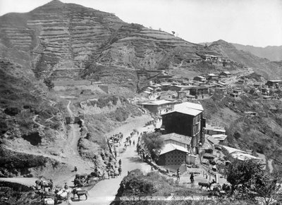 Villaggio di Sinauli, con le strade dell