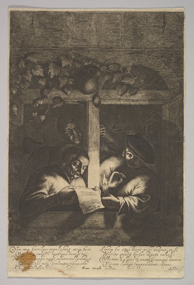 Cantanti alla finestra da Unbekannt