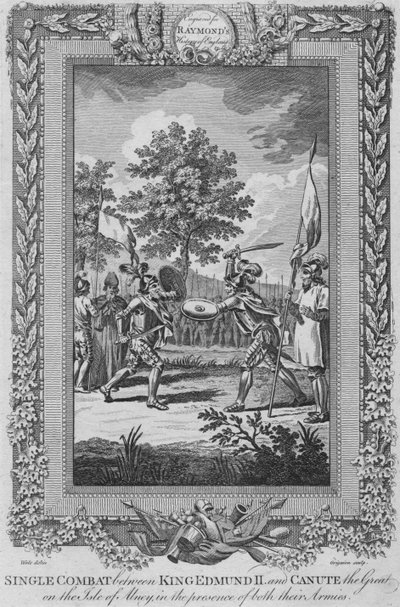 Combattimento singolo tra il re Edmondo II e Canuto il Grande sull