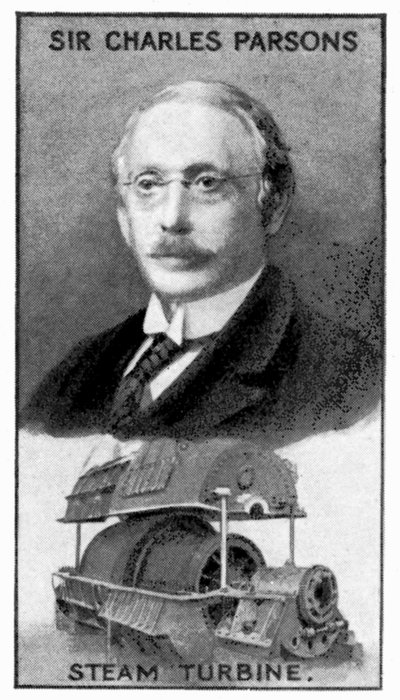 Sir Charles Algernon Parsons, ingegnere irlandese, c1924 da Unbekannt