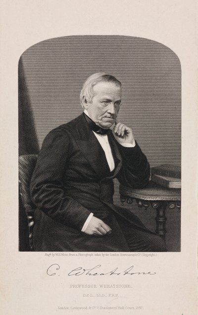 Sir Charles Wheatstone, fisico inglese da Unbekannt