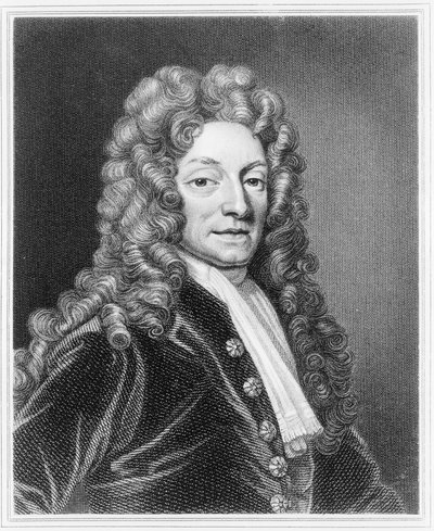 Sir Christopher Wren, architetto inglese, c1680 da Unbekannt