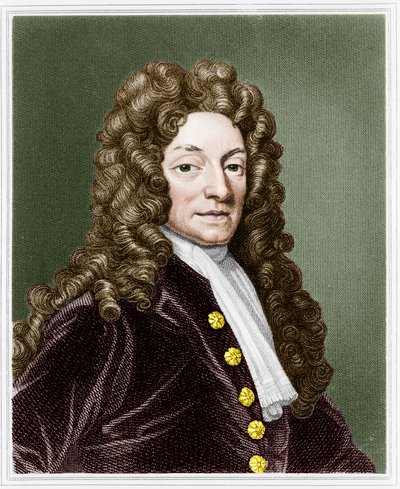 Sir Christopher Wren, architetto inglese, c1680 da Unbekannt
