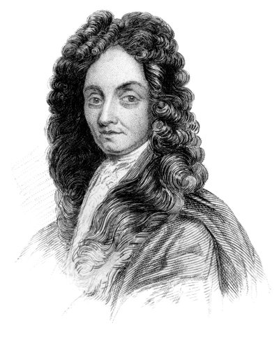 Sir Christopher Wren, architetto, designer, astronomo e geometra inglese, c1850 da Unbekannt