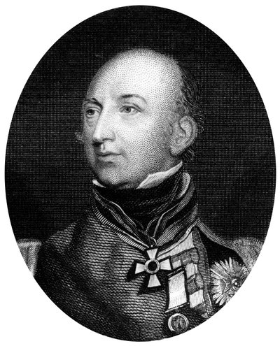 Sir Edward Codrington, ammiraglio britannico, 1837 da Unbekannt