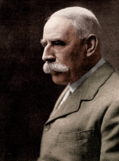 Sir Edward Elgar, 1857-1934, compositore inglese, inizio XX secolo da Unbekannt
