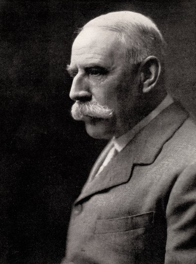 Sir Edward Elgar, 1857-1934, compositore inglese, inizio XX secolo da Unbekannt