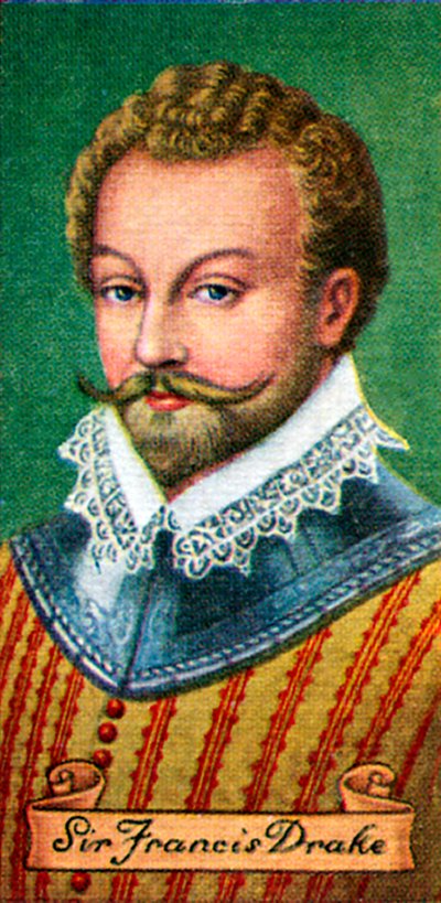Sir Francis Drake, da una serie di carte da sigaretta, 1935 da Unbekannt