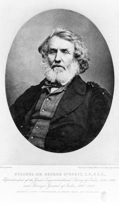 Sir George Everest, ingegnere militare da Unbekannt