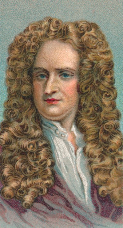 Sir Isaac Newton 1643-1727, matematico, astronomo e fisico inglese, 1924 da Unbekannt
