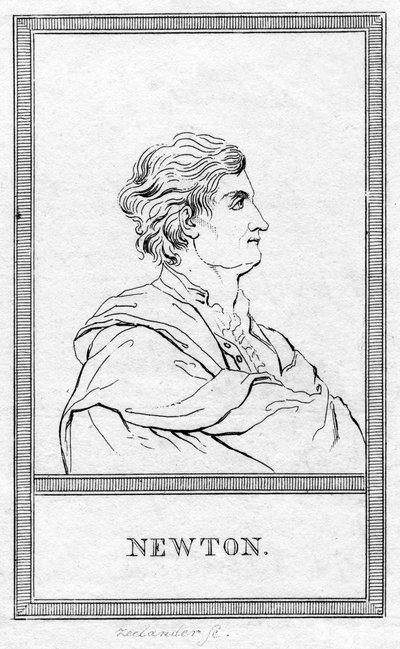 Sir Isaac Newton, matematico, astronomo e fisico inglese da Unbekannt
