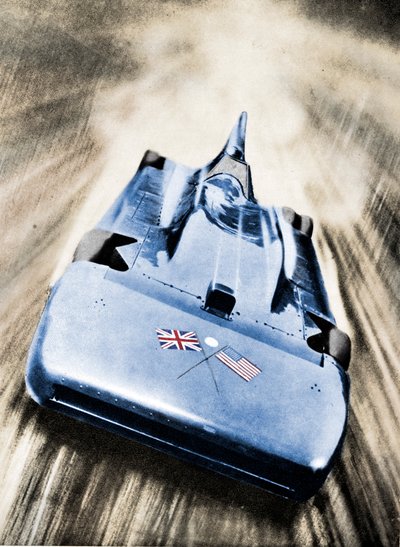 Sir Malcolm Campbell ad alta velocità su 