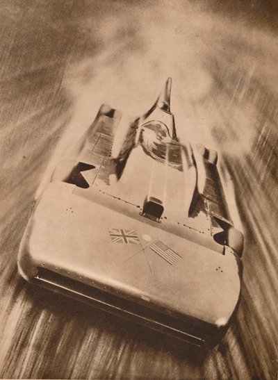 Sir Malcolm Campbell ad alta velocità in 