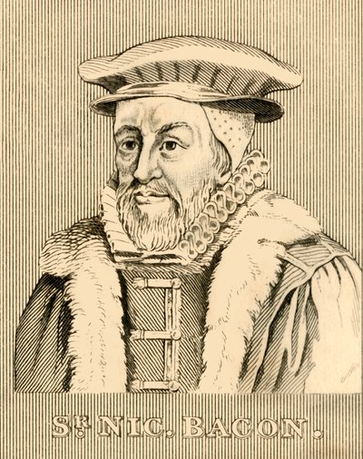 Sir Nicholas Bacon, 1510-1579, 1830 da Unbekannt