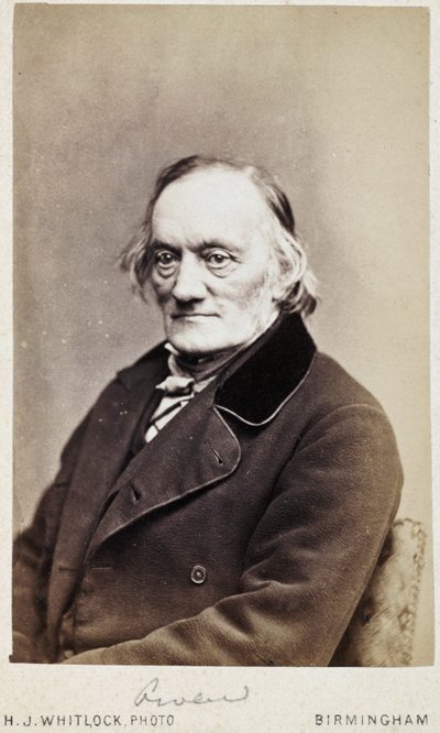 Sir Richard Owen, naturalista e paleontologo inglese, c 1880 da Unbekannt