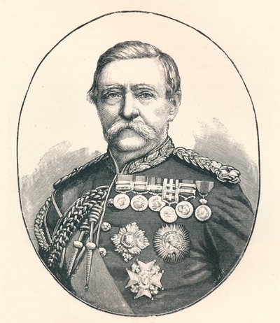 Sir Robert Napier 1791-1876, Lord Napier di Magdala, 1896 da Unbekannt