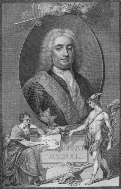 Sir Robert Walpole, 1790 da Unbekannt