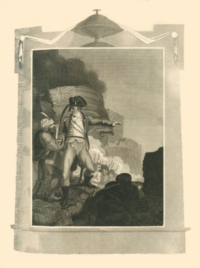 Sir Sidney Smith che difende la breccia ad Acri da Unbekannt