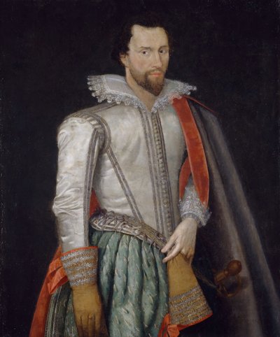 Sir Thomas Holte 1571-1654, 1° baronetto di Aston Hall, 1600-1625 da Unbekannt