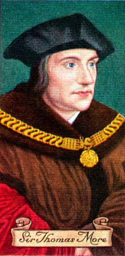 Sir Thomas More, da una serie di carte da sigarette, 1935 da Unbekannt