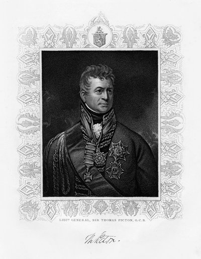 Sir Thomas Picton, leader militare britannico, XIX secolo da Unbekannt