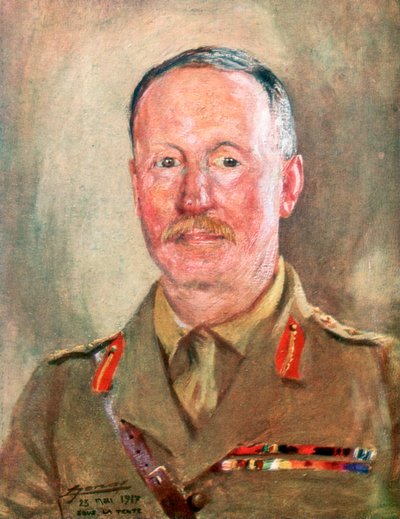 Sir WP Pulteney, generale britannico della Prima Guerra Mondiale da Unbekannt