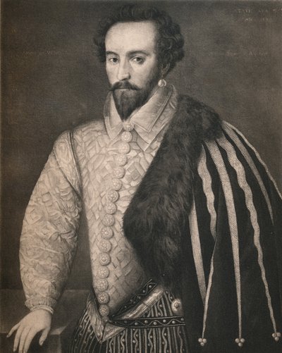Sir Walter Raleigh, 1588, 1904 da Unbekannt