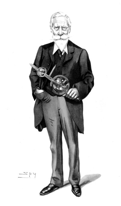 Sir William Crookes, fisico e chimico inglese, c. 1900 da Unbekannt