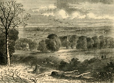 Sito del Crystal Palace nel 1852, c1878 da Unbekannt