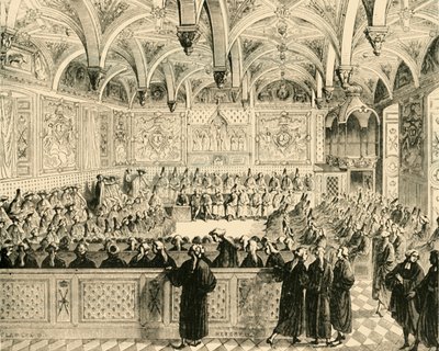 Seduta del Parlamento di Parigi, 1890 da Unbekannt