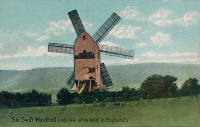 Sei mulini a vento Swift, Kingston, vicino a Lewes, Sussex, c1905 da Unbekannt