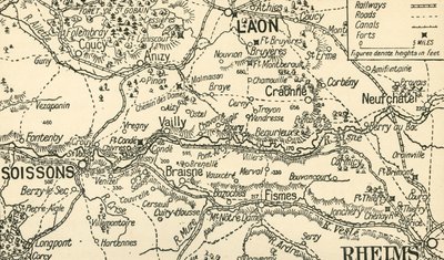 Mappa schizzata della Valle dell