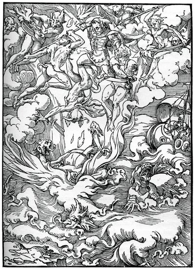 Schizzo per Il Giudizio Universale in Gerard d