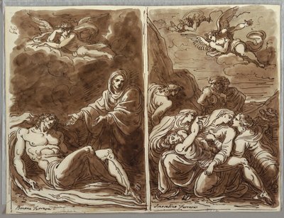 Folio di taccuino, Lamentazione sul corpo da Unbekannt