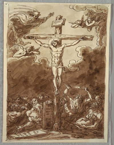 La Crocifissione, Studio dopo Ludovica Carracci da Unbekannt