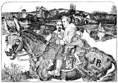 Parodia su Sir Isumbras e il P.R.B., 1923 da Unbekannt