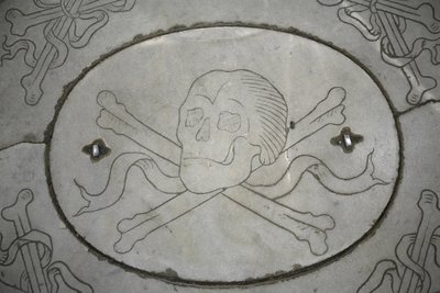 Teschio e ossa, Firenze, Italia da Unbekannt