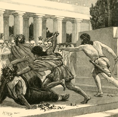 Massacro dei Pisistratidi, 1890 da Unbekannt