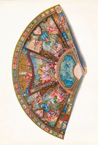 Piccolo ventaglio da abito, 1901 da Unbekannt