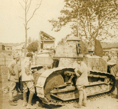 Piccolo carro armato Renault, c1914-c1918 da Unbekannt