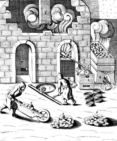 Fusione del rame, 1683 da Unbekannt