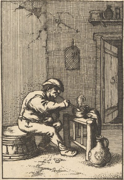 Fumatore, copia, 1610-85 da Unbekannt