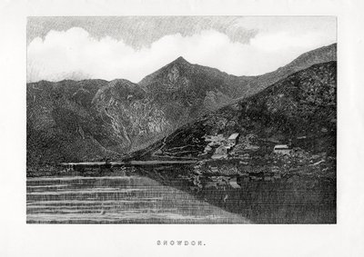 Snowdon, Galles, 1896 da Unbekannt