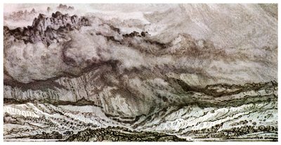 Snowdon, una Tempesta in Arrivo, 1853 1956 da Unbekannt