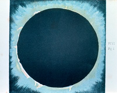 Corona solare e prominenze 1860 1870 da Unbekannt