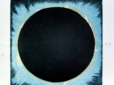 Corona solare e prominenze 1860 1870 da Unbekannt
